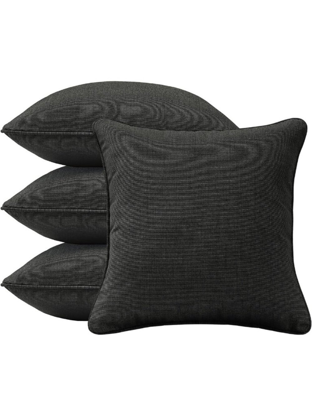 4 Pack Outdoor Water-Resistant Throw Pillows 18x18 for Patio, Garden & Couch